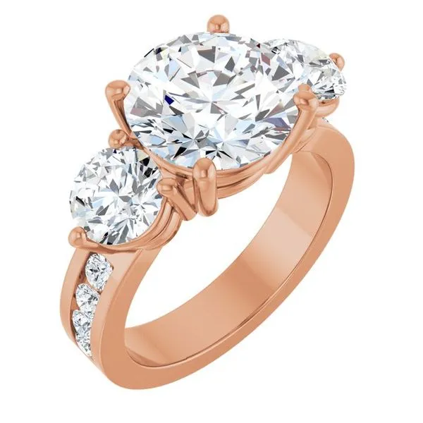 Three-Stone Engagement Ring Northwood Jewelers Northwood, OH