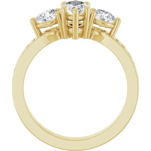 Three-Stone Engagement Ring Image 2 The Ring Austin Round Rock, TX