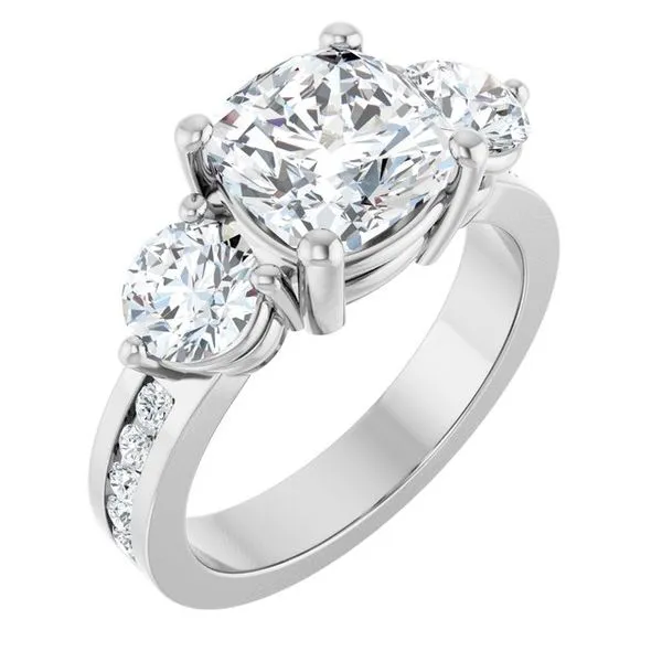 Three-Stone Engagement Ring Austin's Fine Diamonds & Jewelry Lyndhurst, NJ