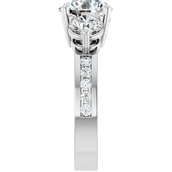 Three-Stone Engagement Ring Image 4 The Ring Austin Round Rock, TX