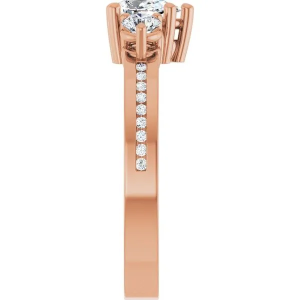 Three-Stone Engagement Ring Image 4 The Ring Austin Round Rock, TX