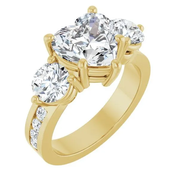 Three-Stone Engagement Ring Northwood Jewelers Northwood, OH