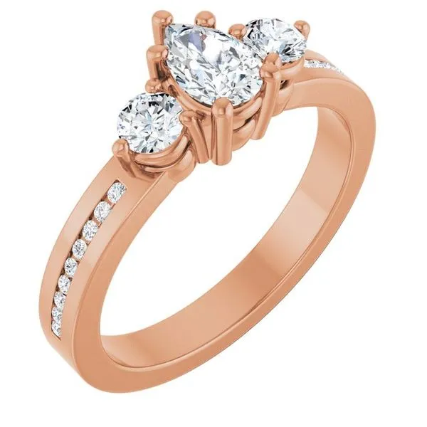 Three-Stone Engagement Ring Northwood Jewelers Northwood, OH