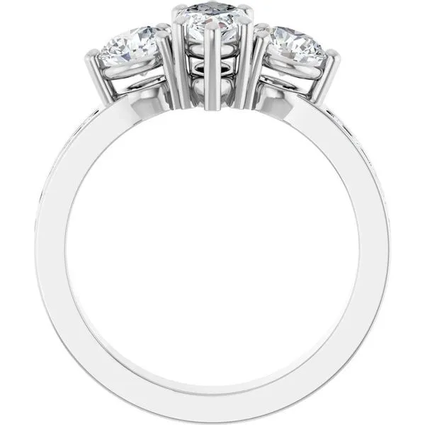 Three-Stone Engagement Ring Image 2 The Ring Austin Round Rock, TX