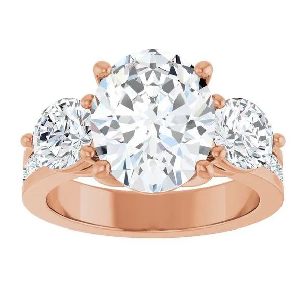 Three-Stone Engagement Ring Image 3 The Ring Austin Round Rock, TX