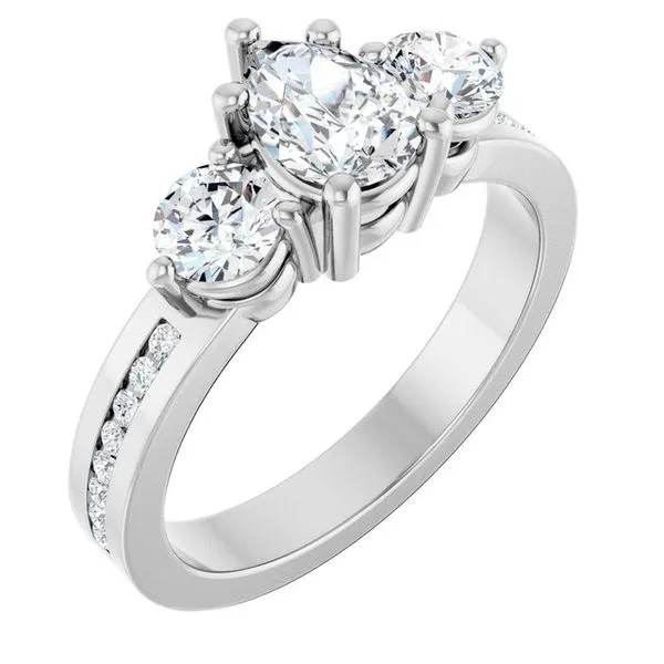 Three-Stone Engagement Ring Austin's Fine Diamonds & Jewelry Lyndhurst, NJ