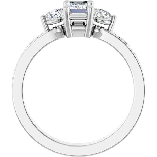 Three-Stone Engagement Ring Image 2 The Ring Austin Round Rock, TX