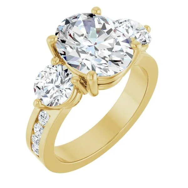 Three-Stone Engagement Ring Northwood Jewelers Northwood, OH