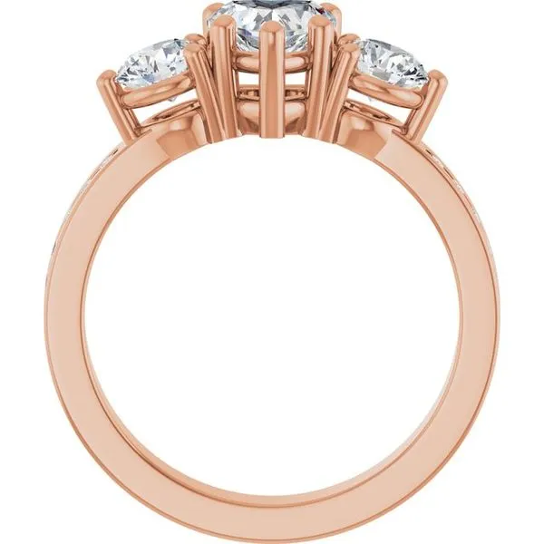 Three-Stone Engagement Ring Image 2 The Ring Austin Round Rock, TX