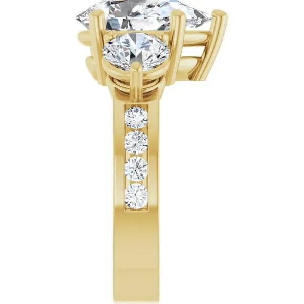 Three-Stone Engagement Ring Image 4 The Ring Austin Round Rock, TX