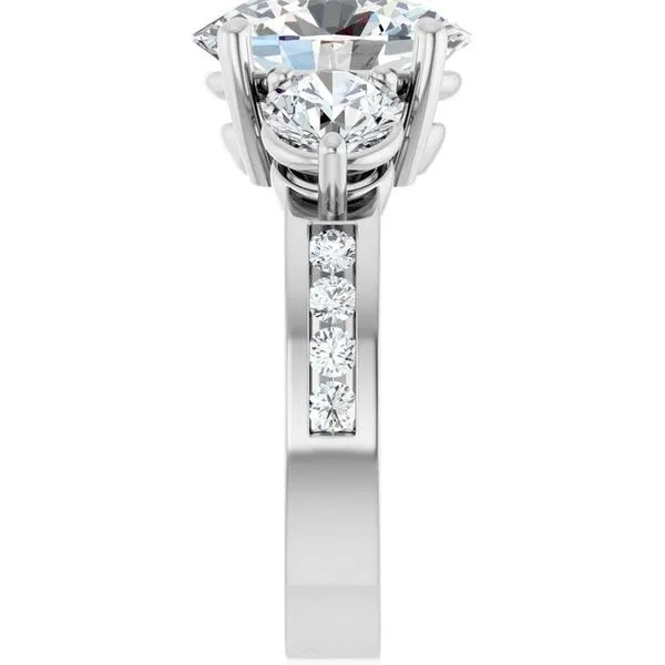 Three-Stone Engagement Ring Image 4 The Ring Austin Round Rock, TX