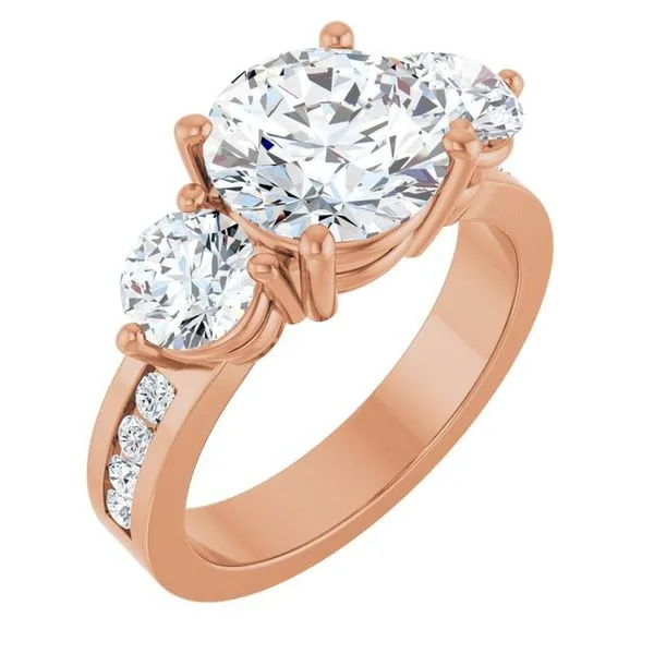 Three-Stone Engagement Ring Northwood Jewelers Northwood, OH