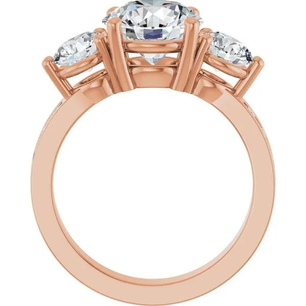 Three-Stone Engagement Ring Image 2 The Ring Austin Round Rock, TX