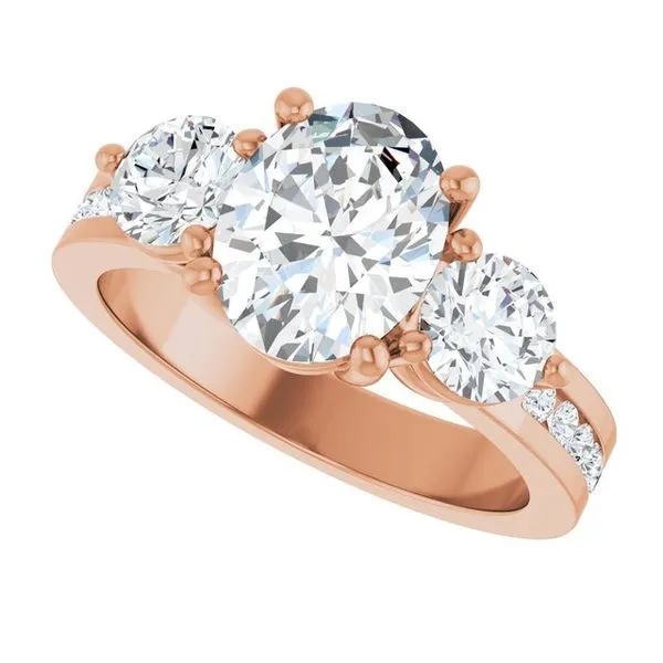 Three-Stone Engagement Ring Image 5 The Ring Austin Round Rock, TX