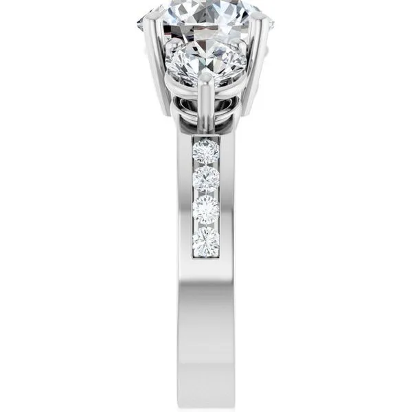 Three-Stone Engagement Ring Image 4 The Ring Austin Round Rock, TX