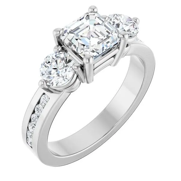 Three-Stone Engagement Ring Austin's Fine Diamonds & Jewelry Lyndhurst, NJ