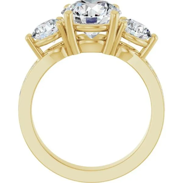 Three-Stone Engagement Ring Image 2 The Ring Austin Round Rock, TX