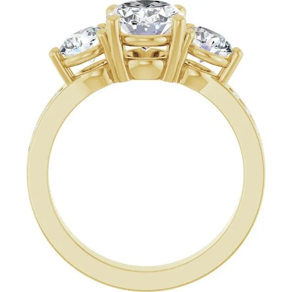 Three-Stone Engagement Ring Image 2 The Ring Austin Round Rock, TX