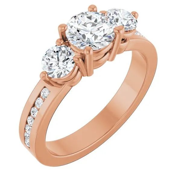 Three-Stone Engagement Ring Eskews Fine Jewelers Lee's Summit, MO