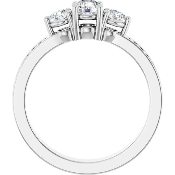 Three-Stone Engagement Ring Image 2 The Ring Austin Round Rock, TX