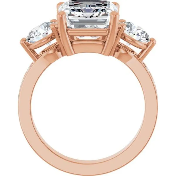 Three-Stone Engagement Ring Image 2 Clater Jewelers Louisville, KY