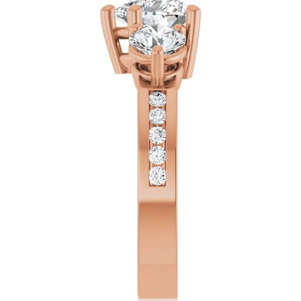 Three-Stone Engagement Ring Image 4 The Ring Austin Round Rock, TX