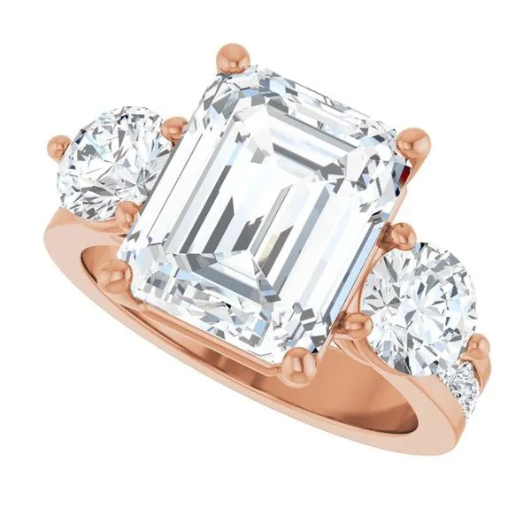 Three-Stone Engagement Ring Image 5 Northwood Jewelers Northwood, OH