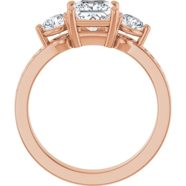 Three-Stone Engagement Ring Image 2 The Ring Austin Round Rock, TX