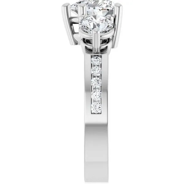 Three-Stone Engagement Ring Image 4 The Ring Austin Round Rock, TX