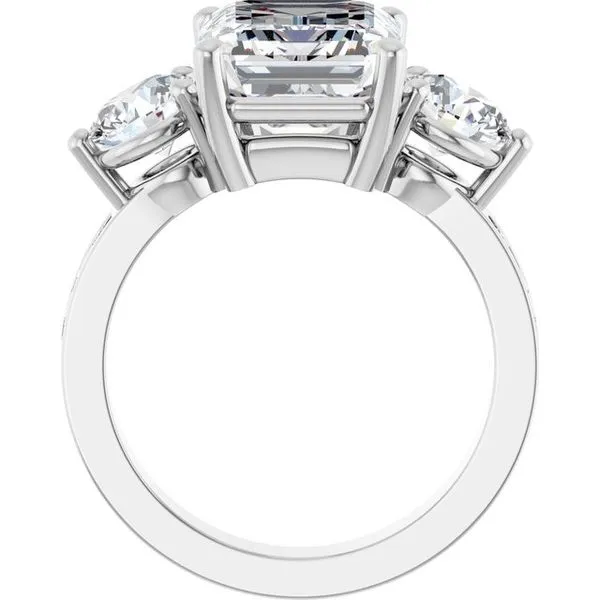 Three-Stone Engagement Ring Image 2 Paul James Jewelers Angels Camp, CA