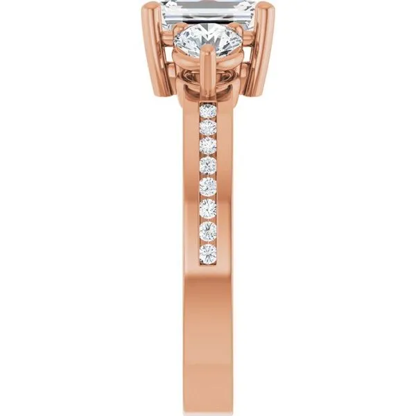 Three-Stone Engagement Ring Image 4 Rox Atlanta Jewelers Decatur, GA