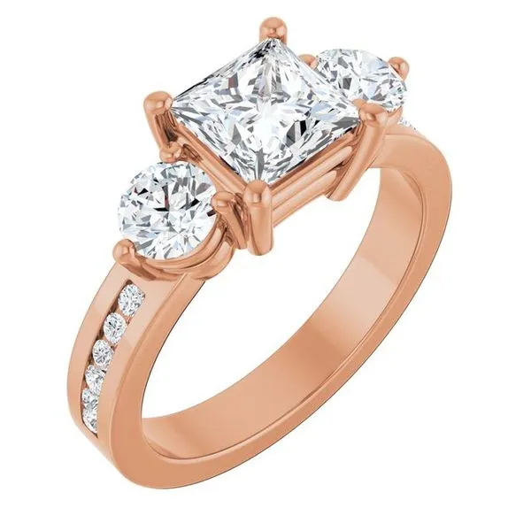 Three-Stone Engagement Ring Futer Bros Jewelers York, PA