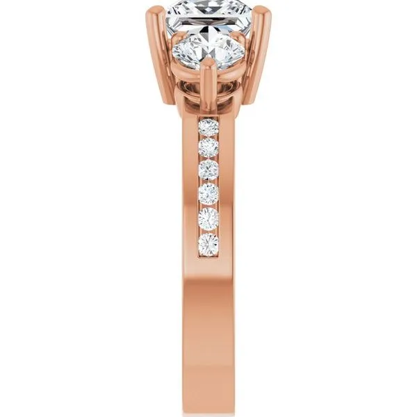 Three-Stone Engagement Ring Image 4 The Ring Austin Round Rock, TX