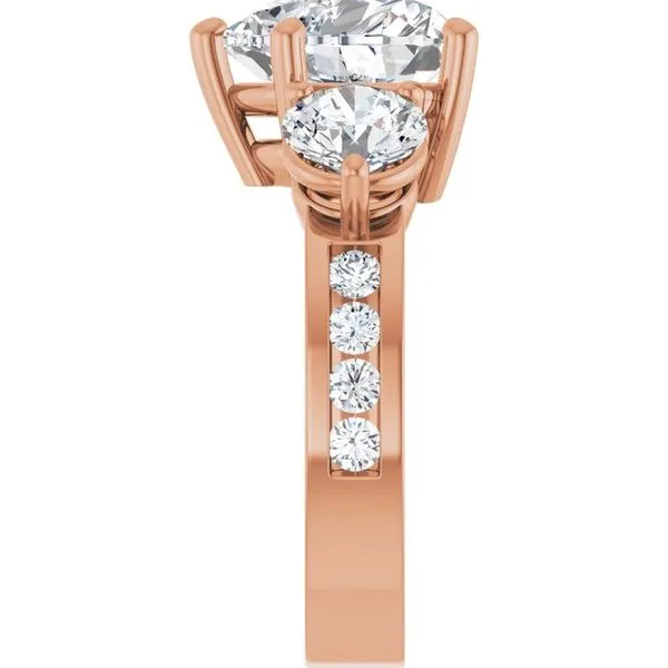 Three-Stone Engagement Ring Image 4 The Ring Austin Round Rock, TX