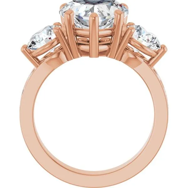 Three-Stone Engagement Ring Image 2 Paul James Jewelers Angels Camp, CA