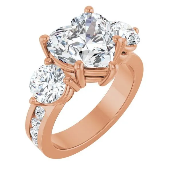 Three-Stone Engagement Ring Northwood Jewelers Northwood, OH