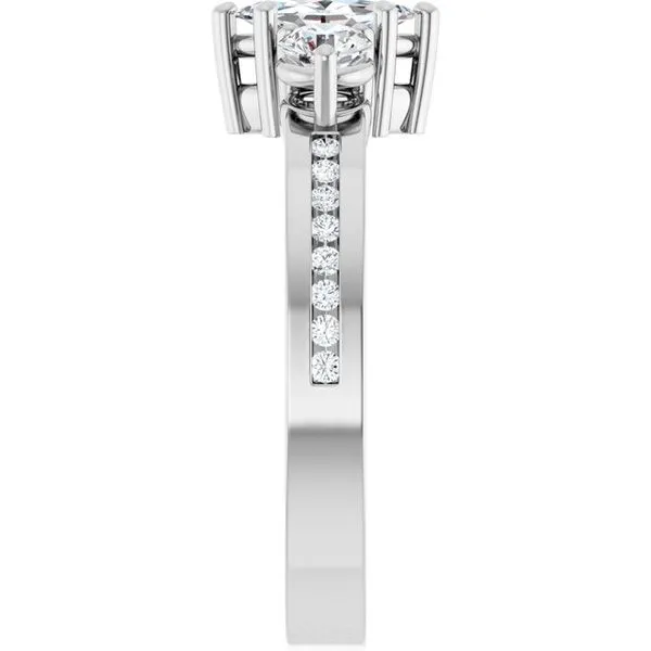 Three-Stone Engagement Ring Image 4 The Ring Austin Round Rock, TX