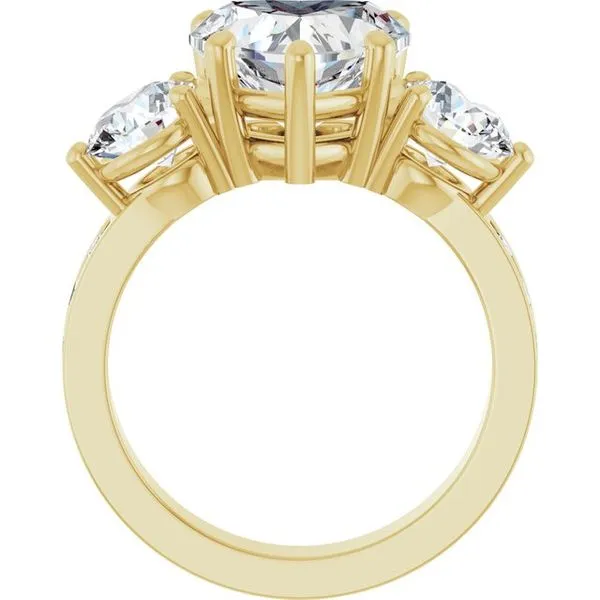 Three-Stone Engagement Ring Image 2 Paul James Jewelers Angels Camp, CA
