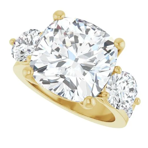 Three-Stone Engagement Ring Image 5 Rox Atlanta Jewelers Decatur, GA