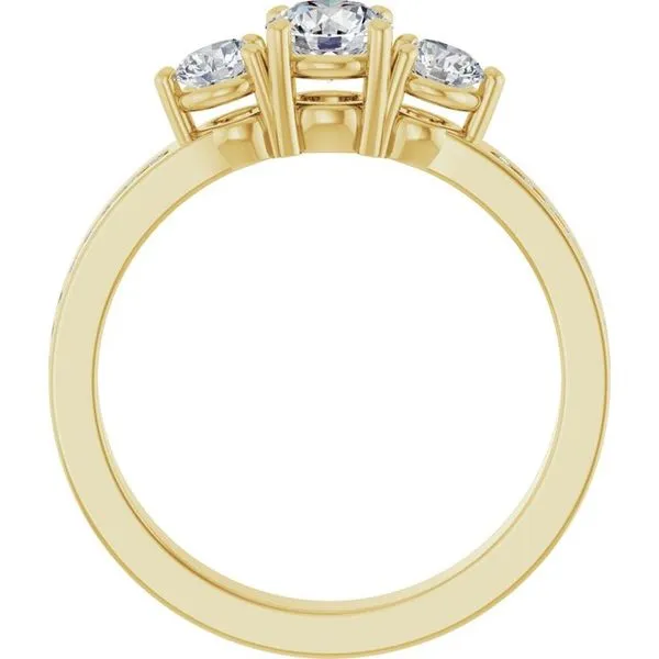 Three-Stone Engagement Ring Image 2 The Ring Austin Round Rock, TX