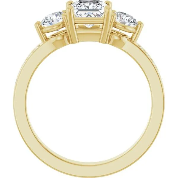 Three-Stone Engagement Ring Image 2 The Ring Austin Round Rock, TX