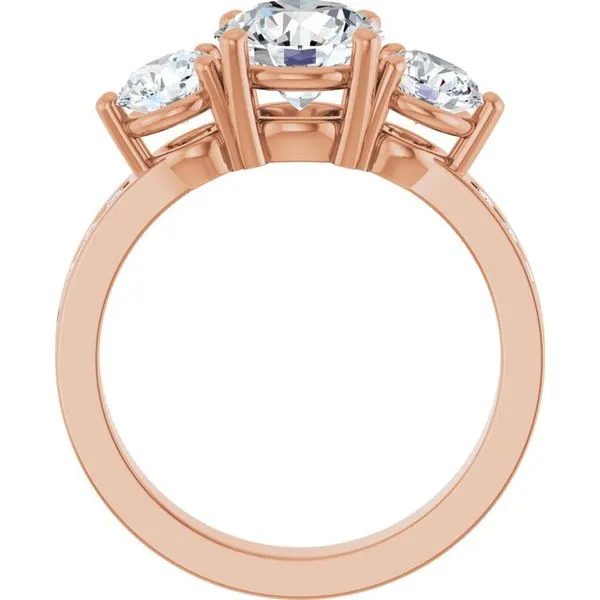 Three-Stone Engagement Ring Image 2 The Ring Austin Round Rock, TX