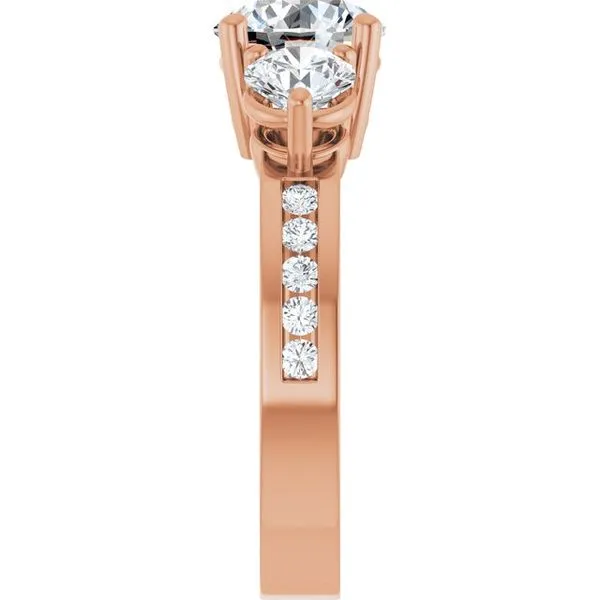 Three-Stone Engagement Ring Image 4 The Ring Austin Round Rock, TX