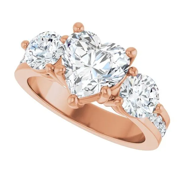 Three-Stone Engagement Ring Image 5 The Ring Austin Round Rock, TX