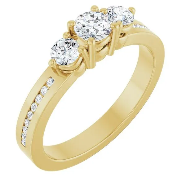 Three-Stone Engagement Ring