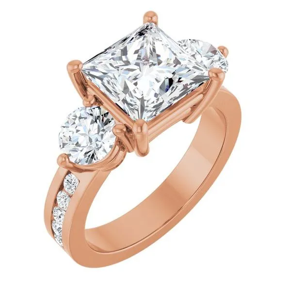 Three-Stone Engagement Ring Jimmy Smith Jewelers Decatur, AL