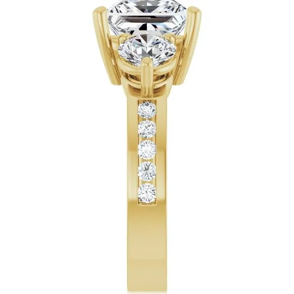 Three-Stone Engagement Ring Image 4 The Ring Austin Round Rock, TX