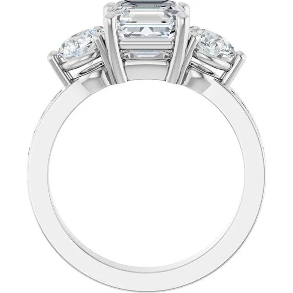 Three-Stone Engagement Ring Image 2 The Ring Austin Round Rock, TX