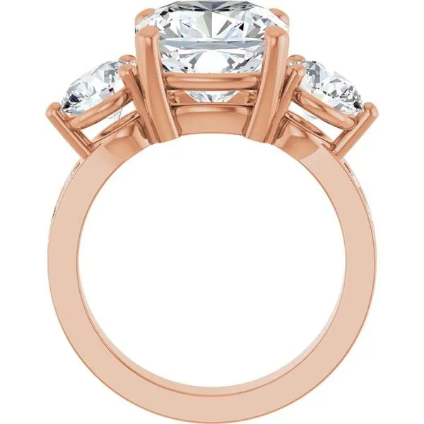 Three-Stone Engagement Ring Image 2 The Ring Austin Round Rock, TX