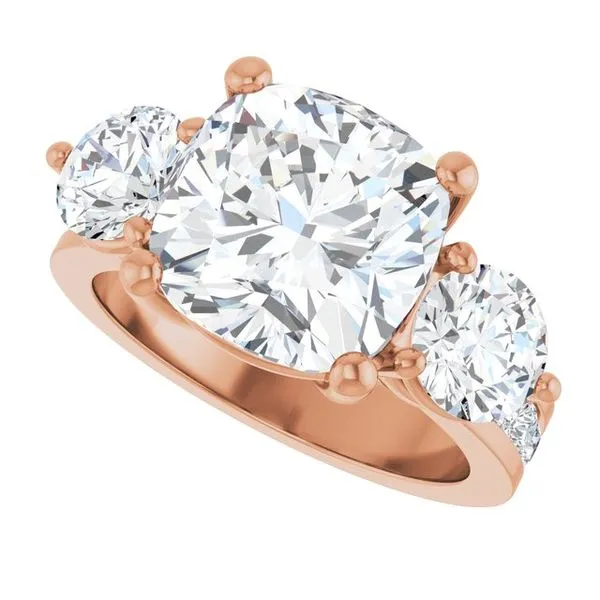 Three-Stone Engagement Ring Image 5 The Ring Austin Round Rock, TX